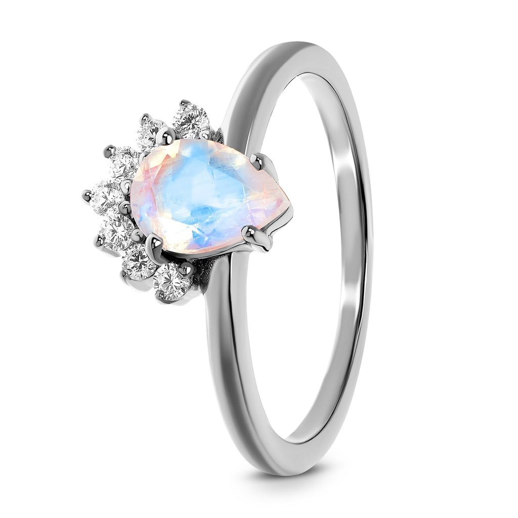 Pear Shaped Engagement Ring