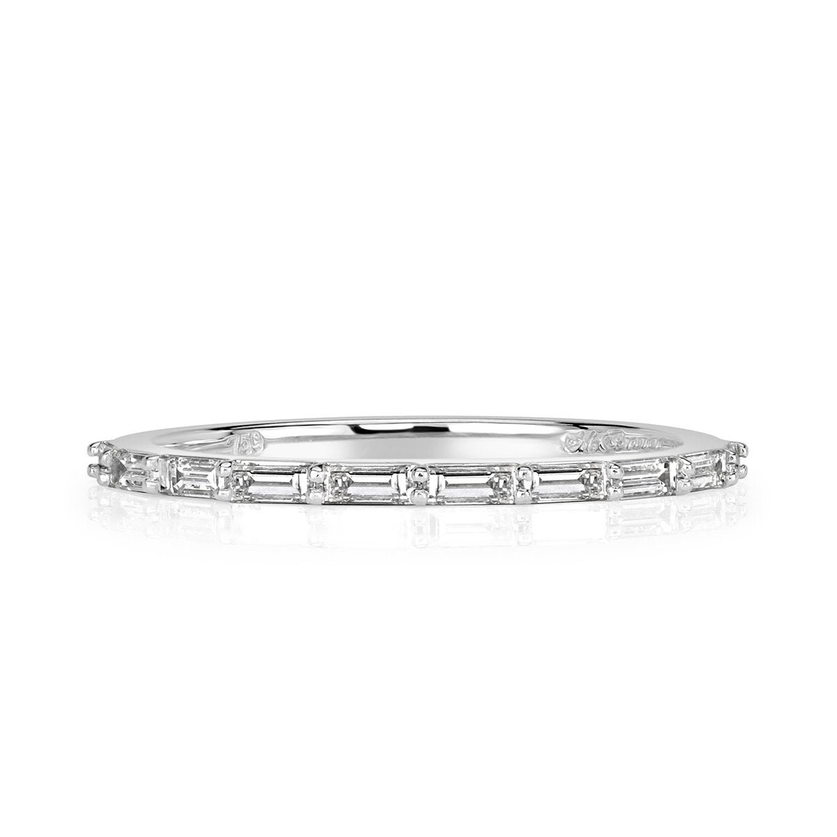 Baguette Cut Diamond Wedding Band