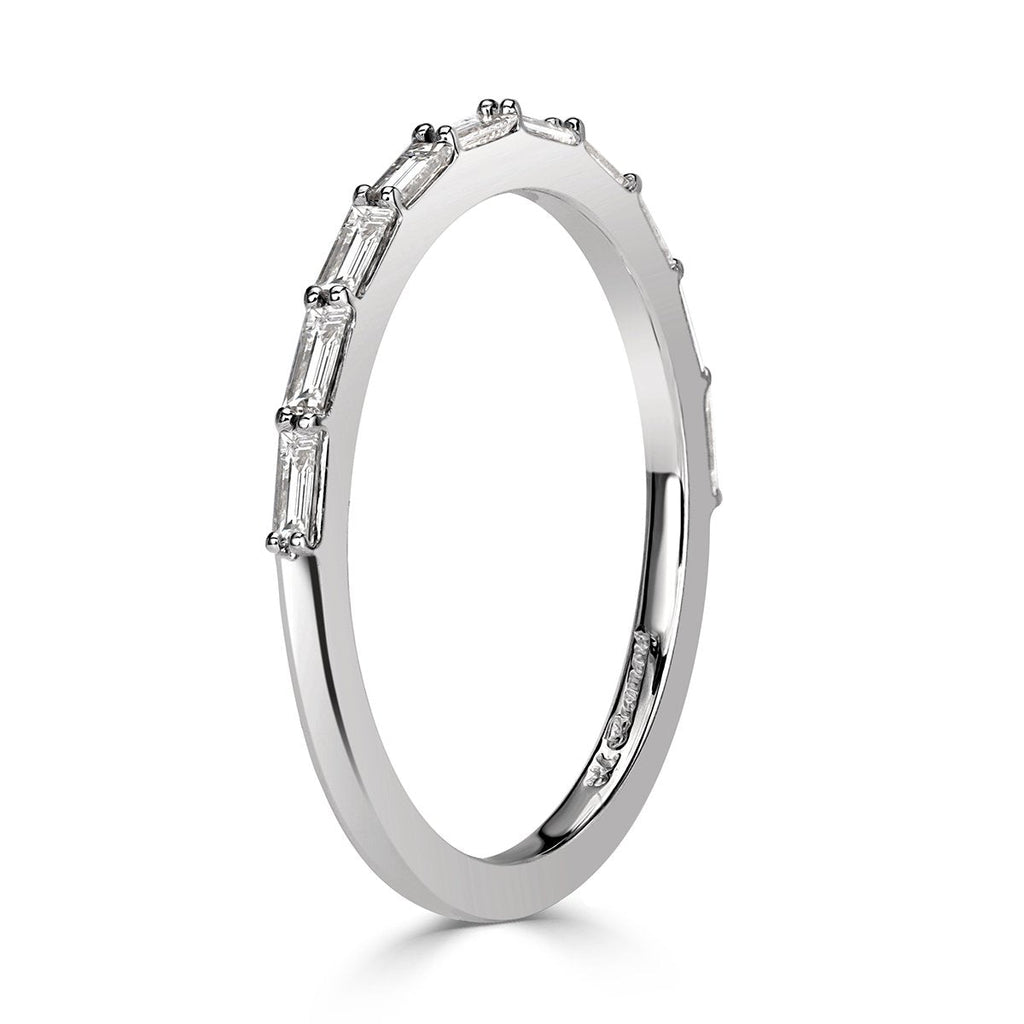 Baguette Cut Diamond Wedding Band