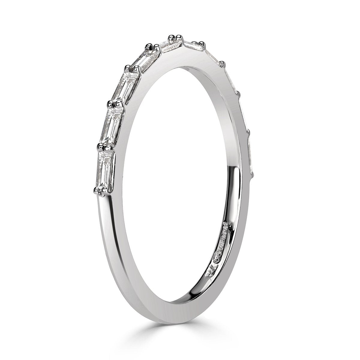 Baguette Cut Diamond Wedding Band