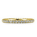 Round Brilliant Cut Diamond Twisted Rope Wedding Band