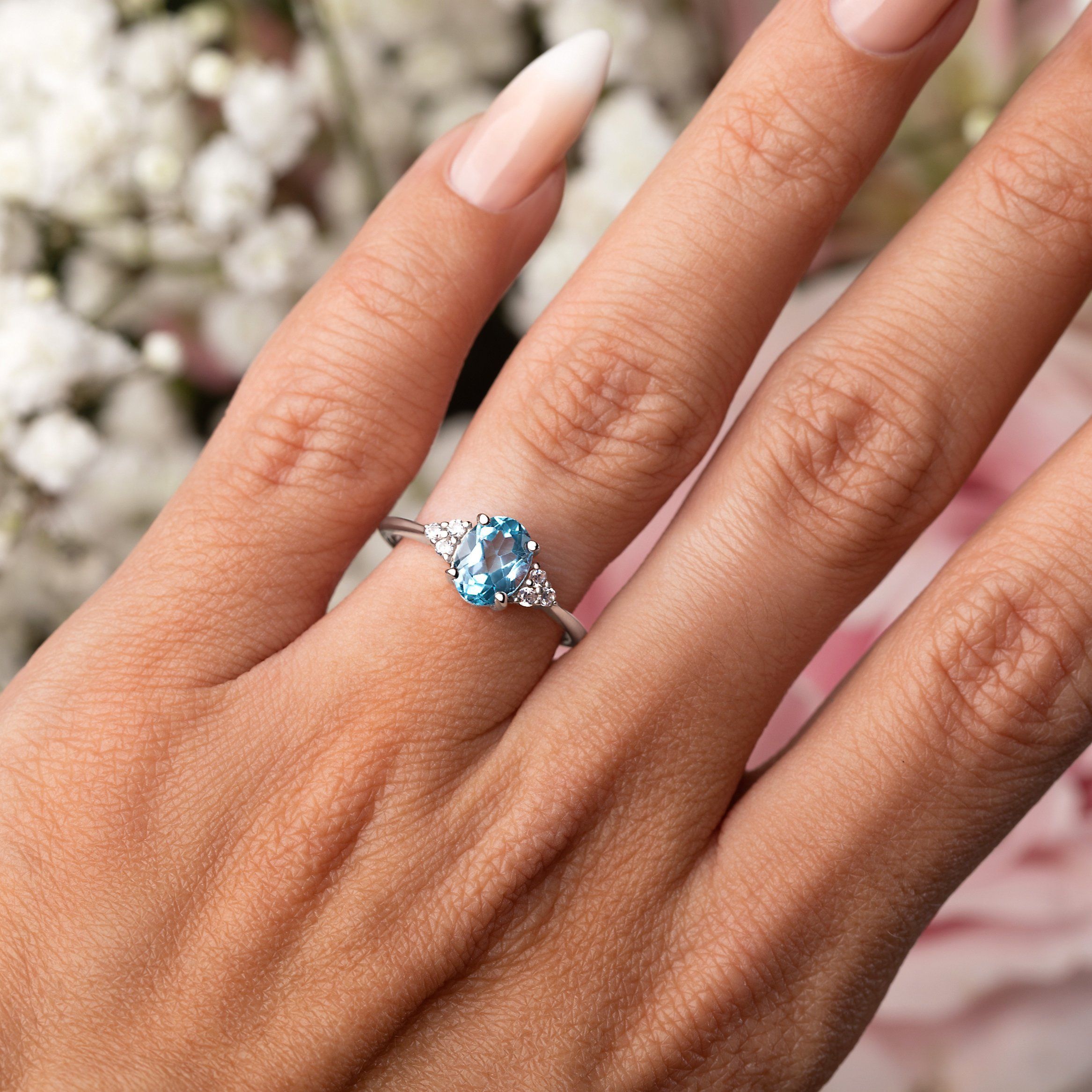 Oval Shaped Engagement Ring