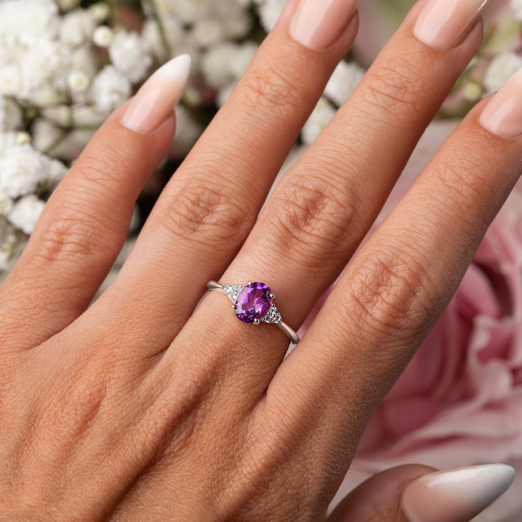 Oval Shaped Engagement Ring