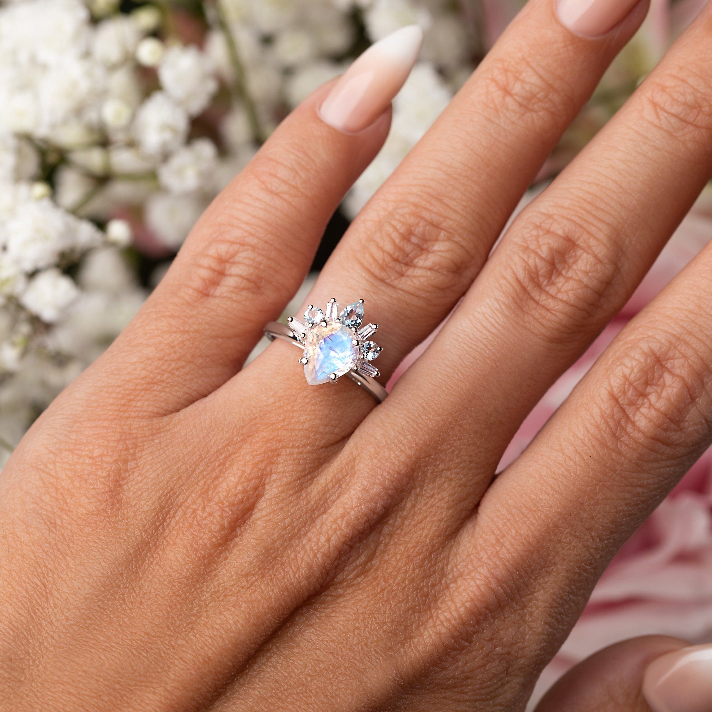 Pear Shaped Engagement Ring