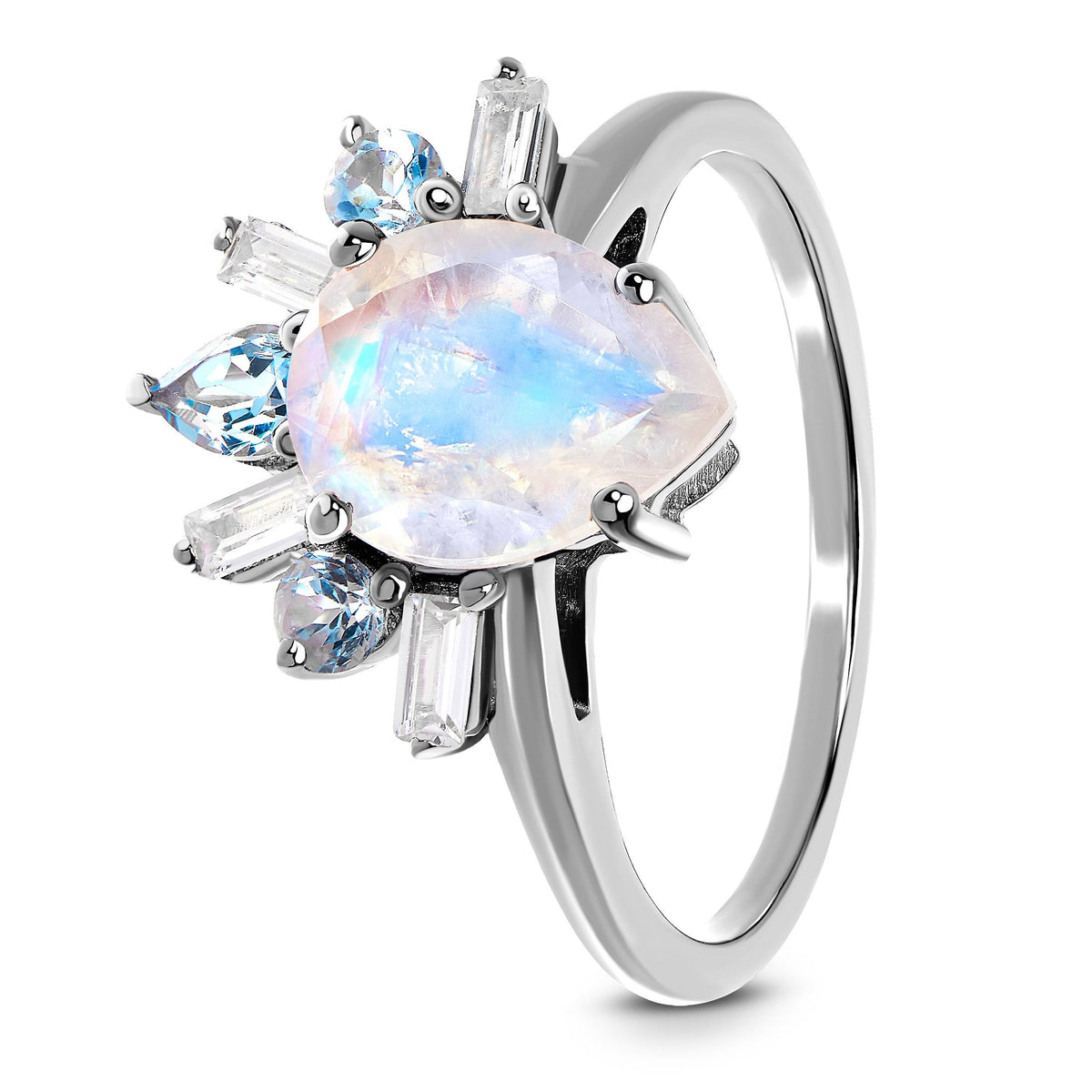 Pear Shaped Engagement Ring