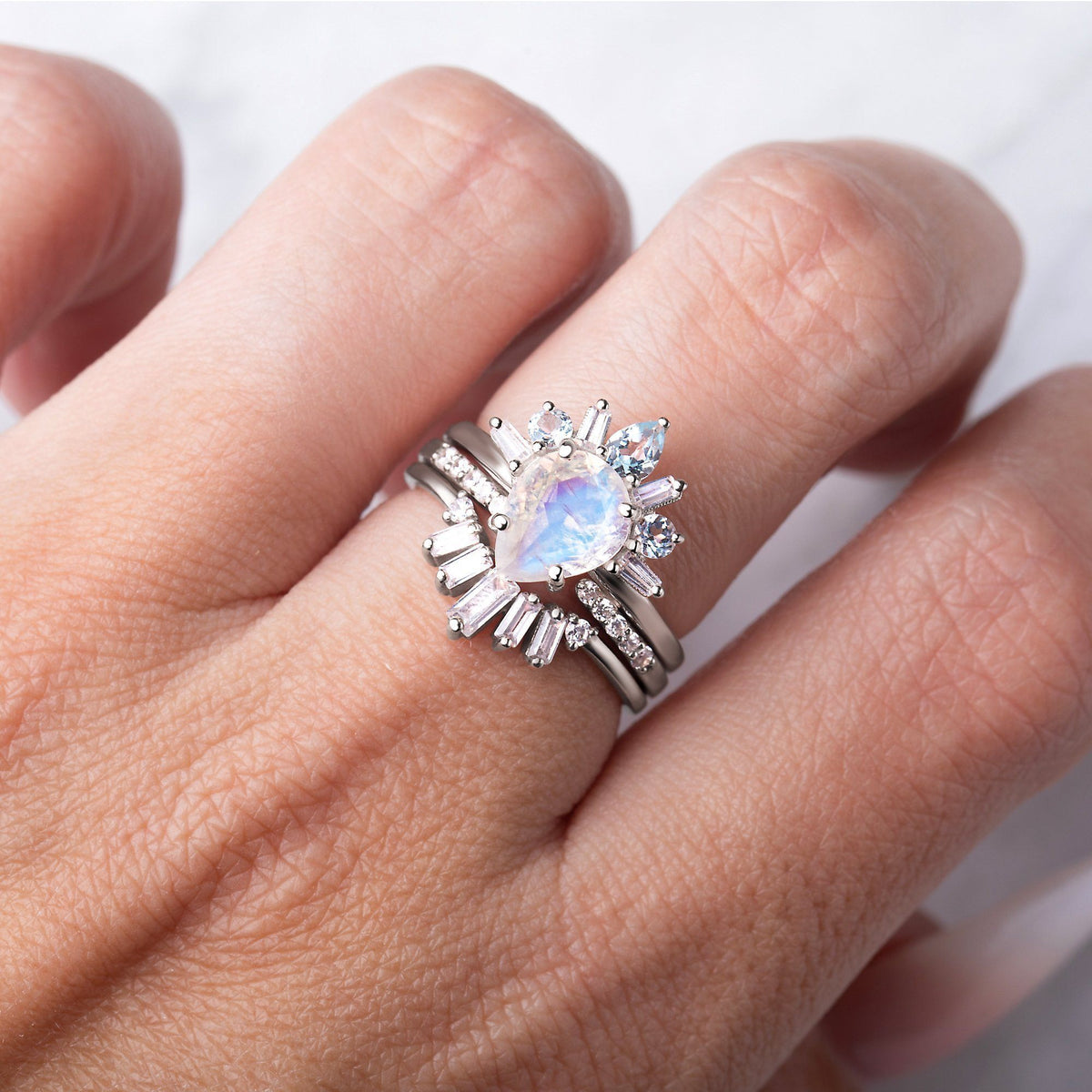 Pear Shaped Engagement Ring