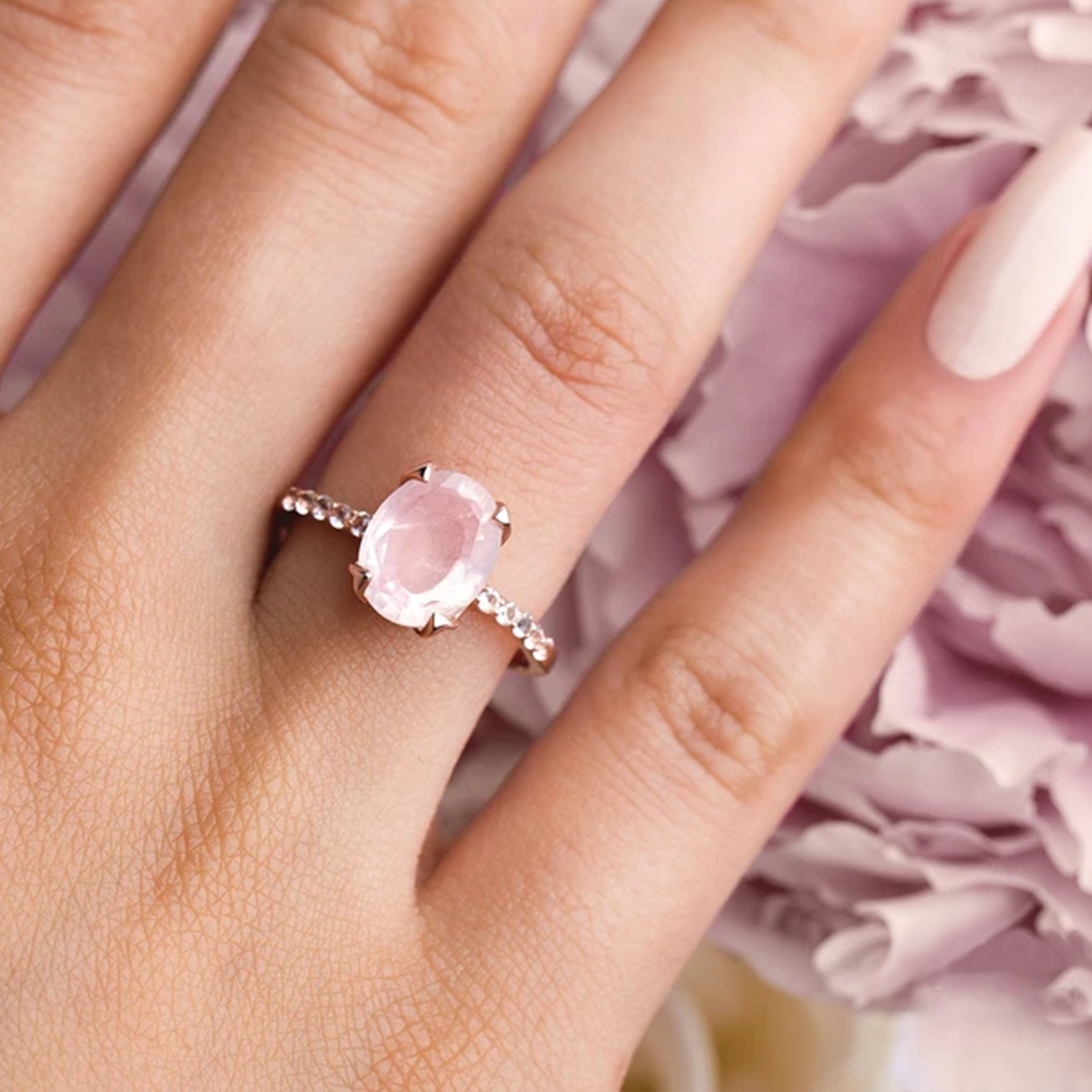 Oval Shaped Engagement Ring