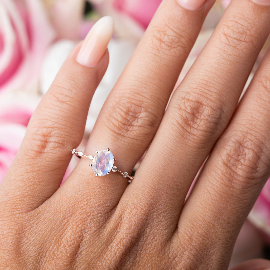 Oval Shaped Engagement Ring