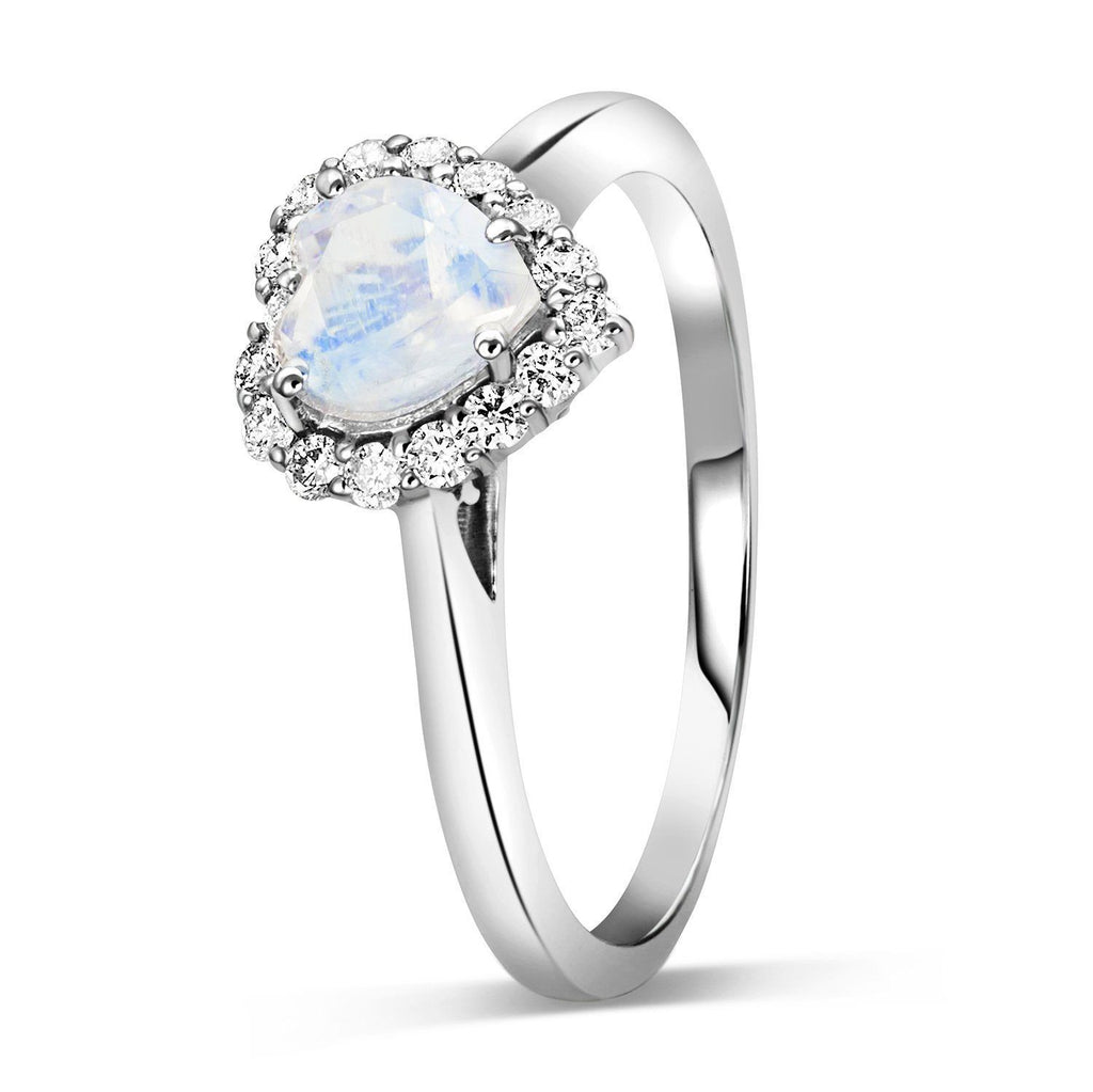 Heart Shaped Engagement Ring