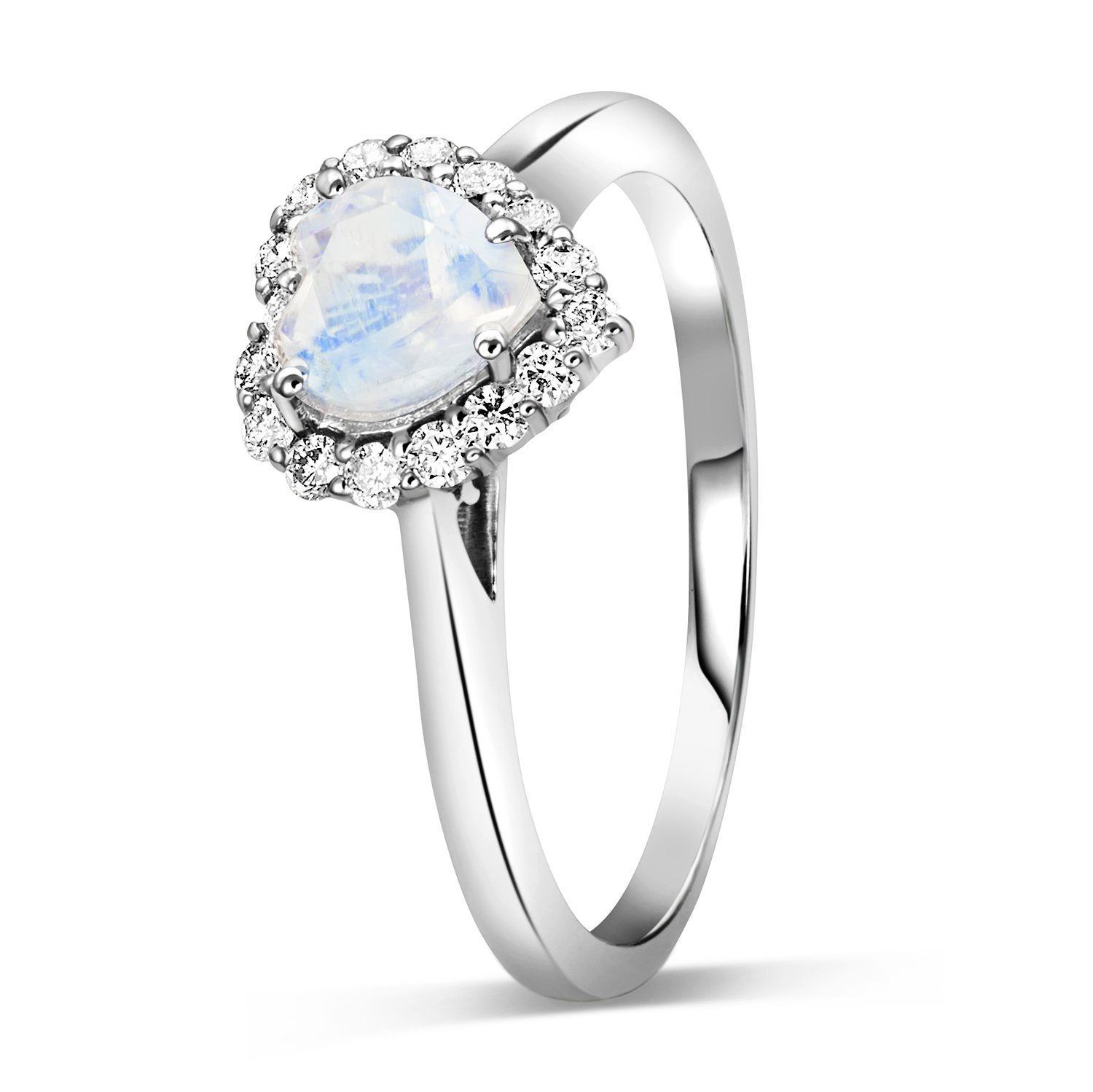 Heart Shaped Engagement Ring