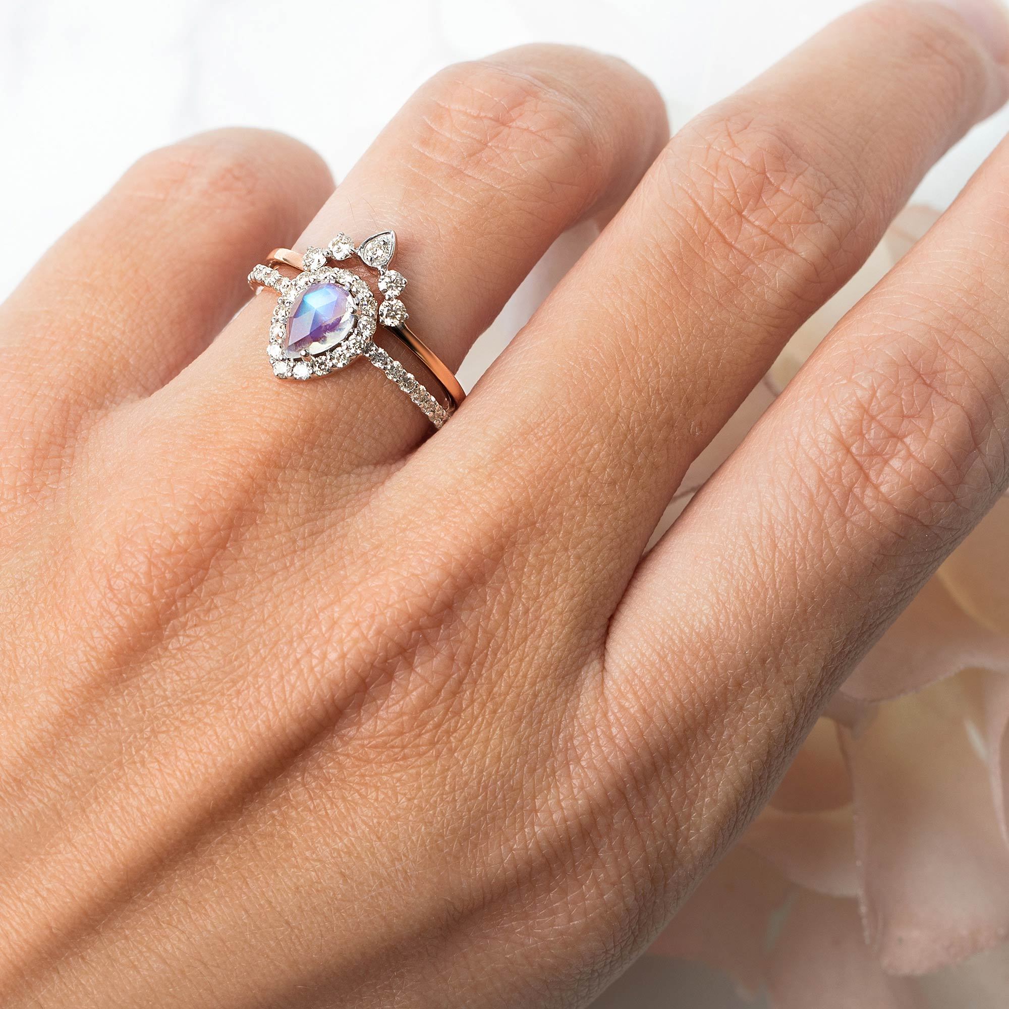 Pear Shaped Engagement Ring