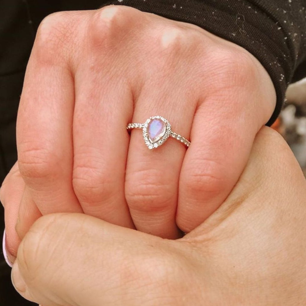 Pear Shaped Engagement Ring