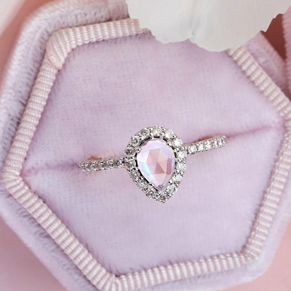 Pear Shaped Engagement Ring