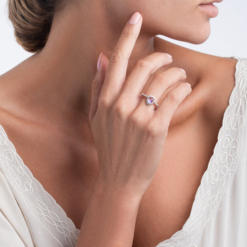 Pear Shaped Engagement Ring