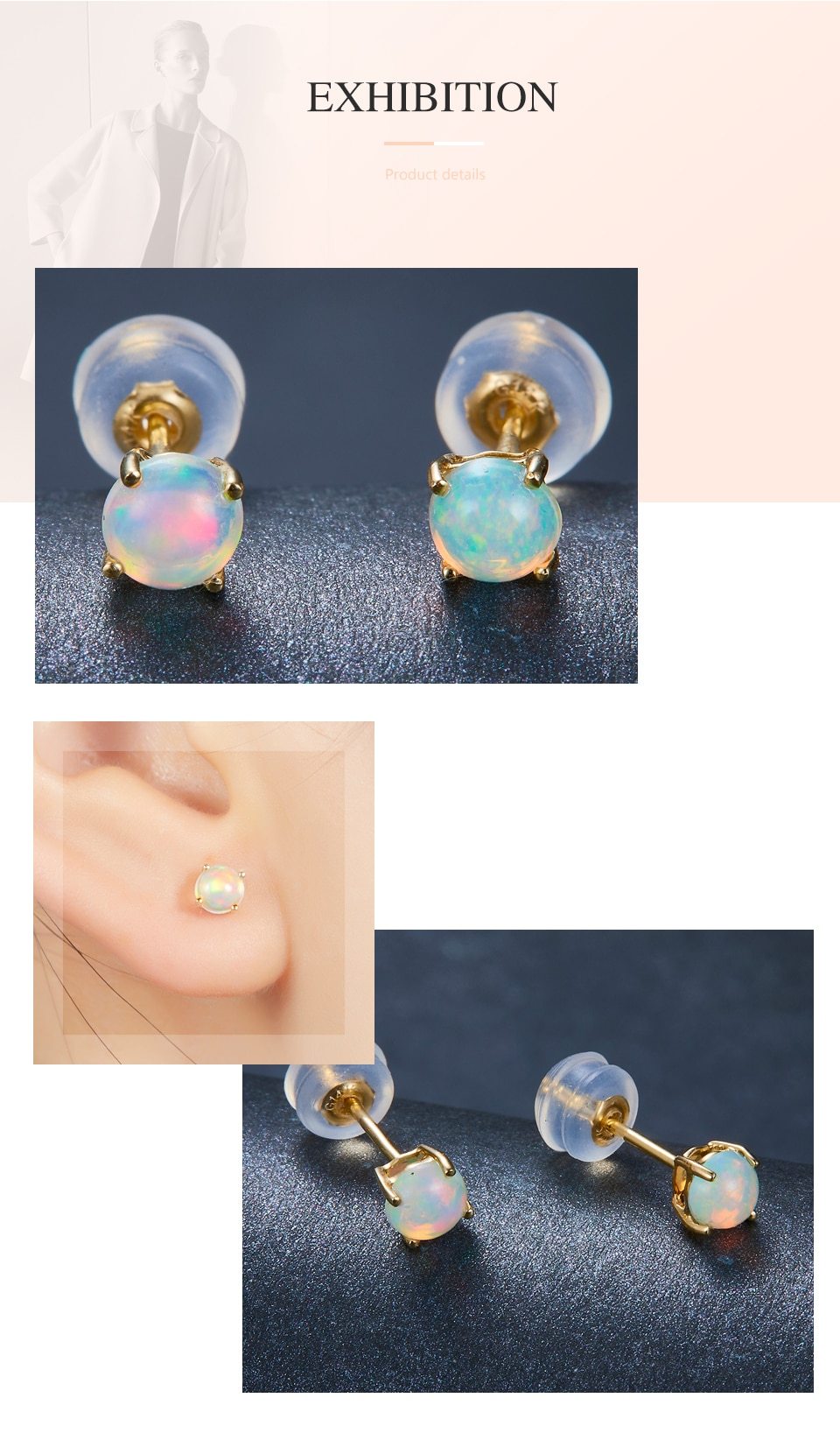Round Cut Engagement Earrings