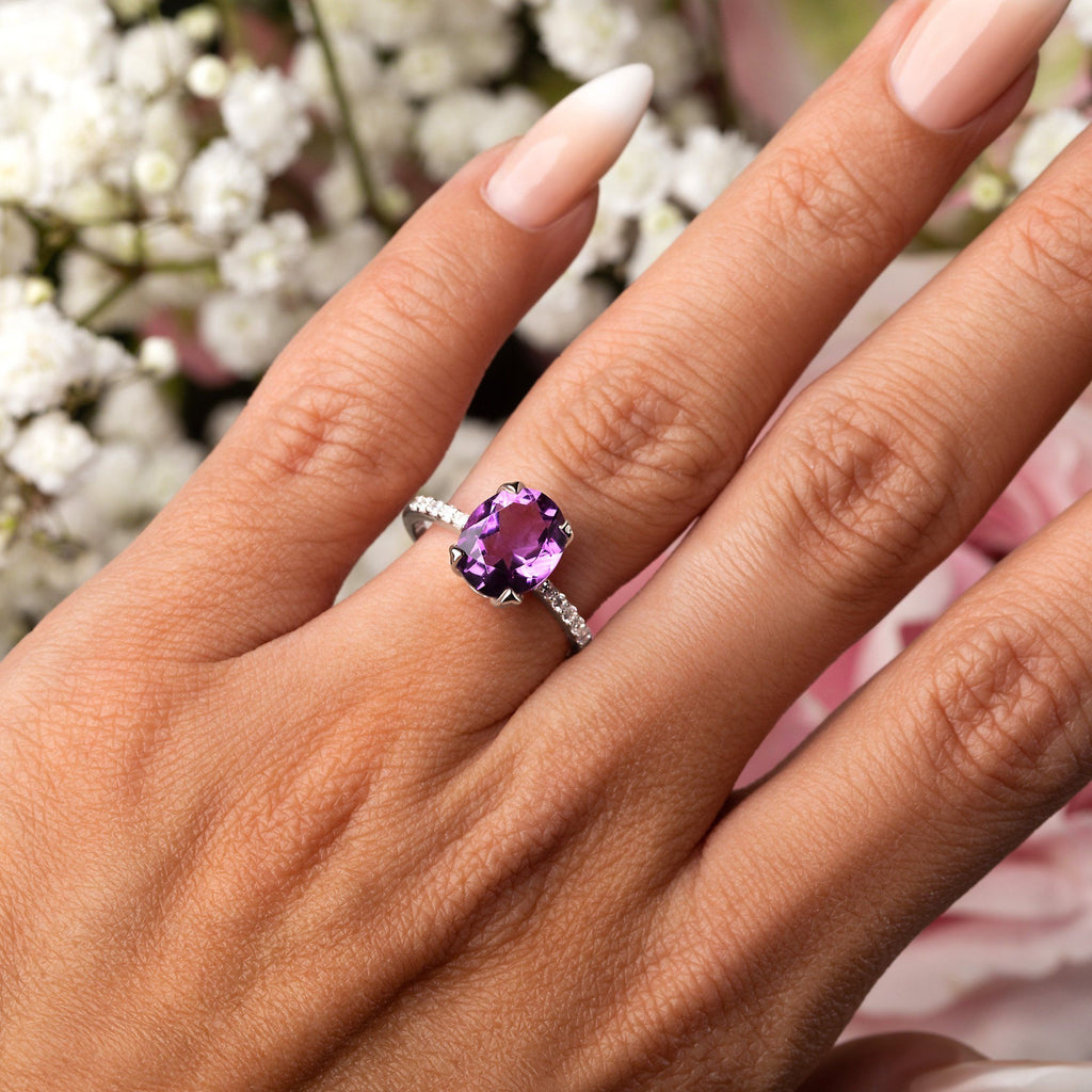 Oval Shaped Engagement Ring