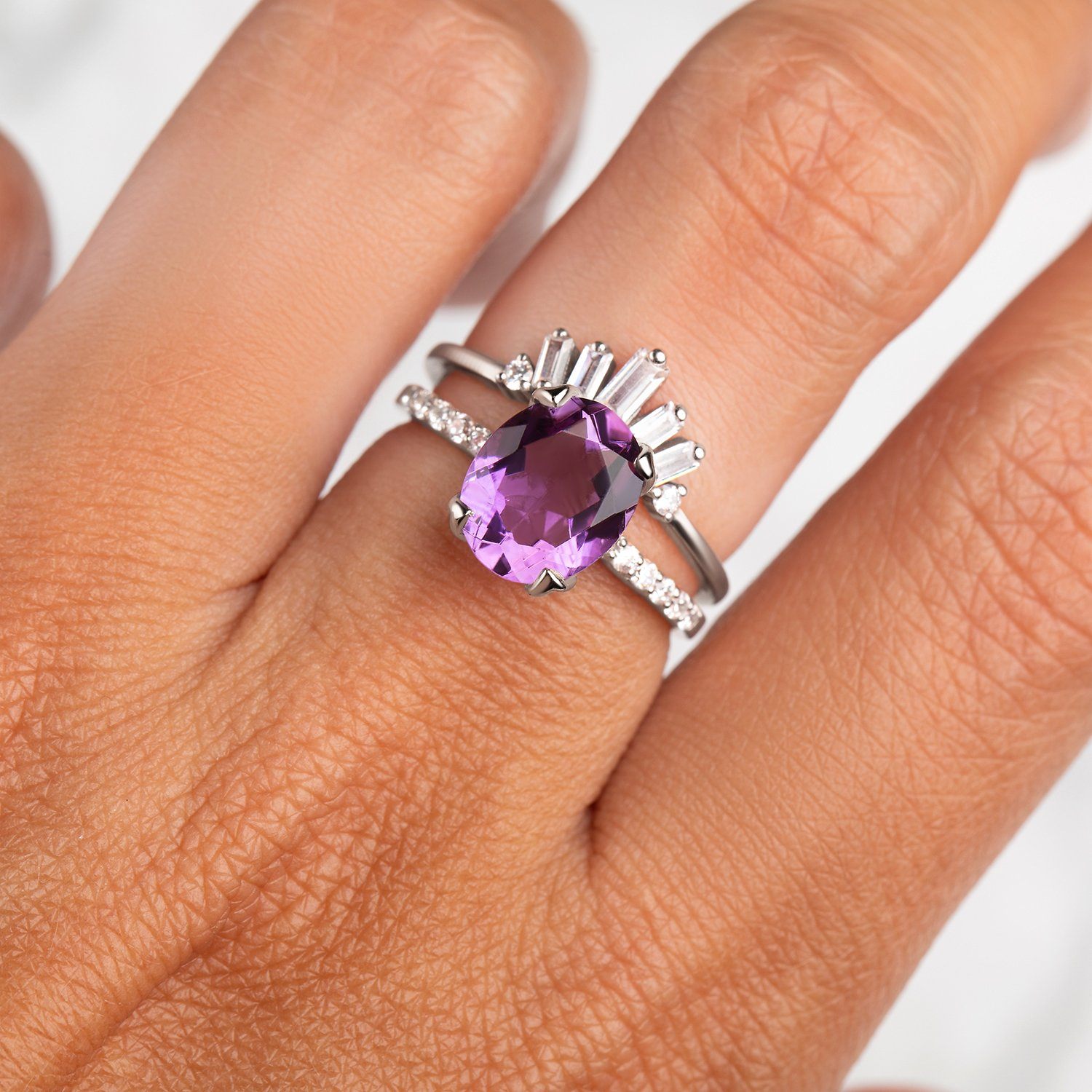 Oval Shaped Engagement Ring