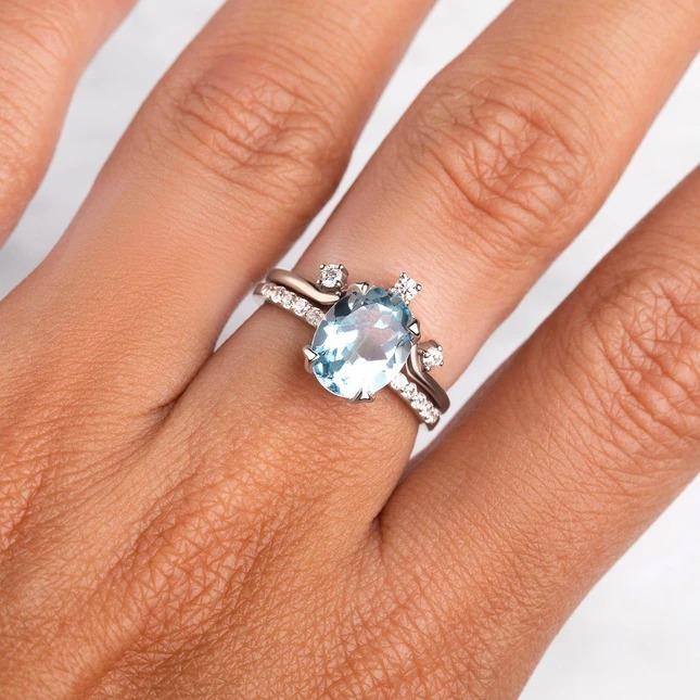 Oval Shaped Engagement Ring