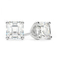 Step Cut Diamond Earrings