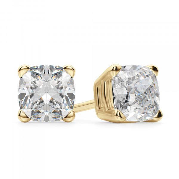 Cushion Cut Stud Earrings