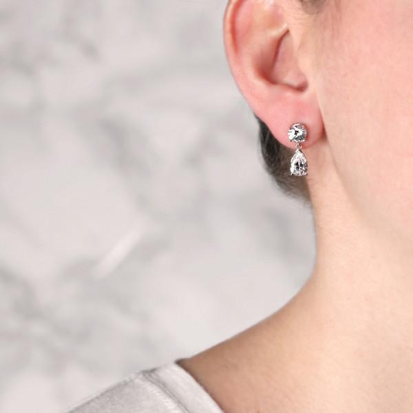 Leto Pear Cut Drop Earrings