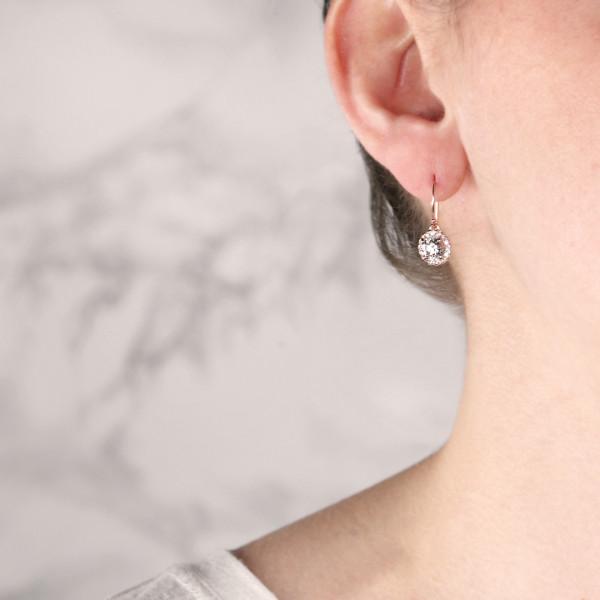 Berlin Round Cut Drop Earrings