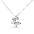 Round Cut Diamond Butterfly Pendant