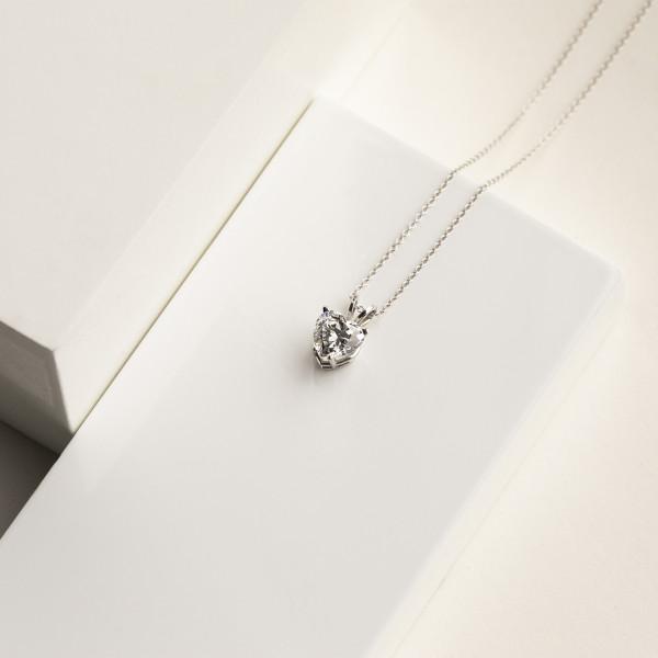 Heart Cut Basket Set Pendant