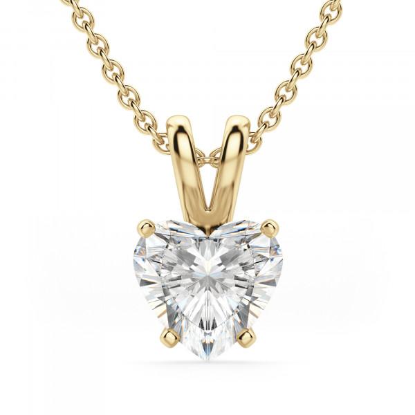 Heart Cut Basket Set Pendant