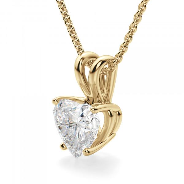Heart Cut Basket Set Pendant