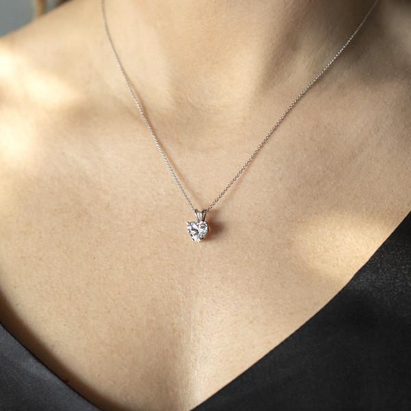 Heart Cut Basket Set Pendant