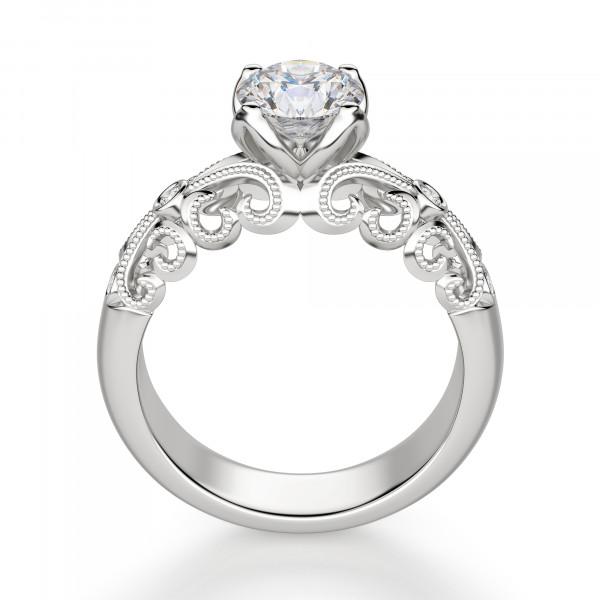 Round Brilliant Cut Diamond Engagement  Ring
