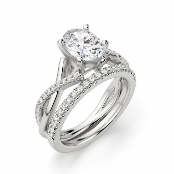 Oval Brilliant Cut Diamond Engagement Ring