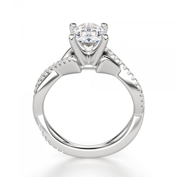 Oval Brilliant Cut Diamond Engagement Ring
