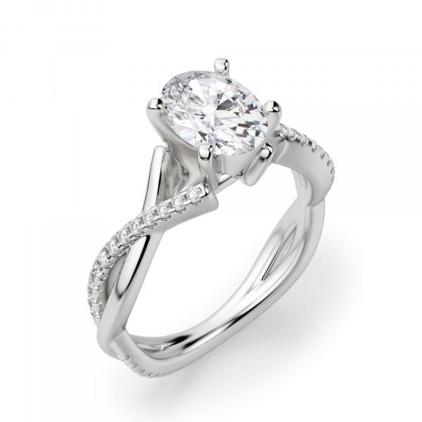 Oval Brilliant Cut Diamond Engagement Ring