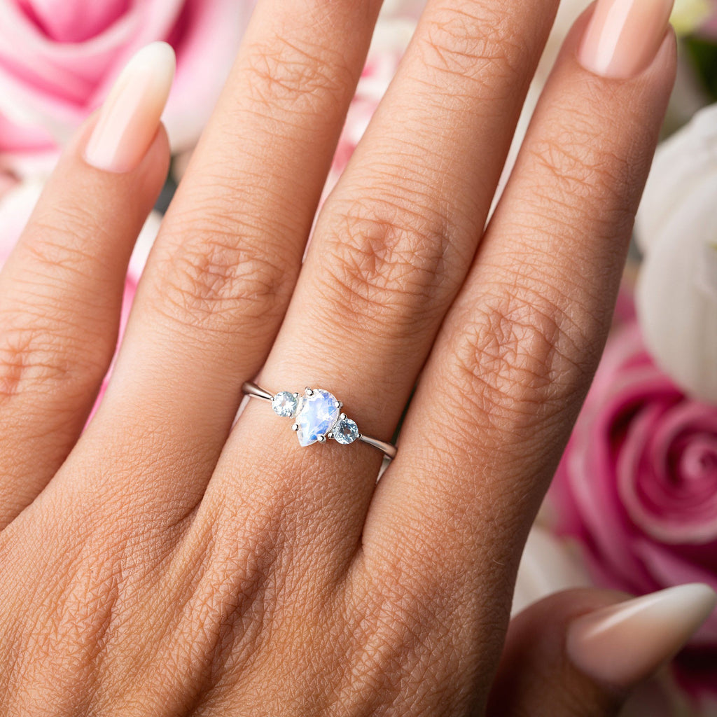 Pear Shaped Engagement Ring