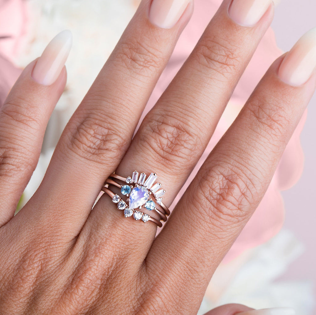 Pear Shaped Engagement Ring
