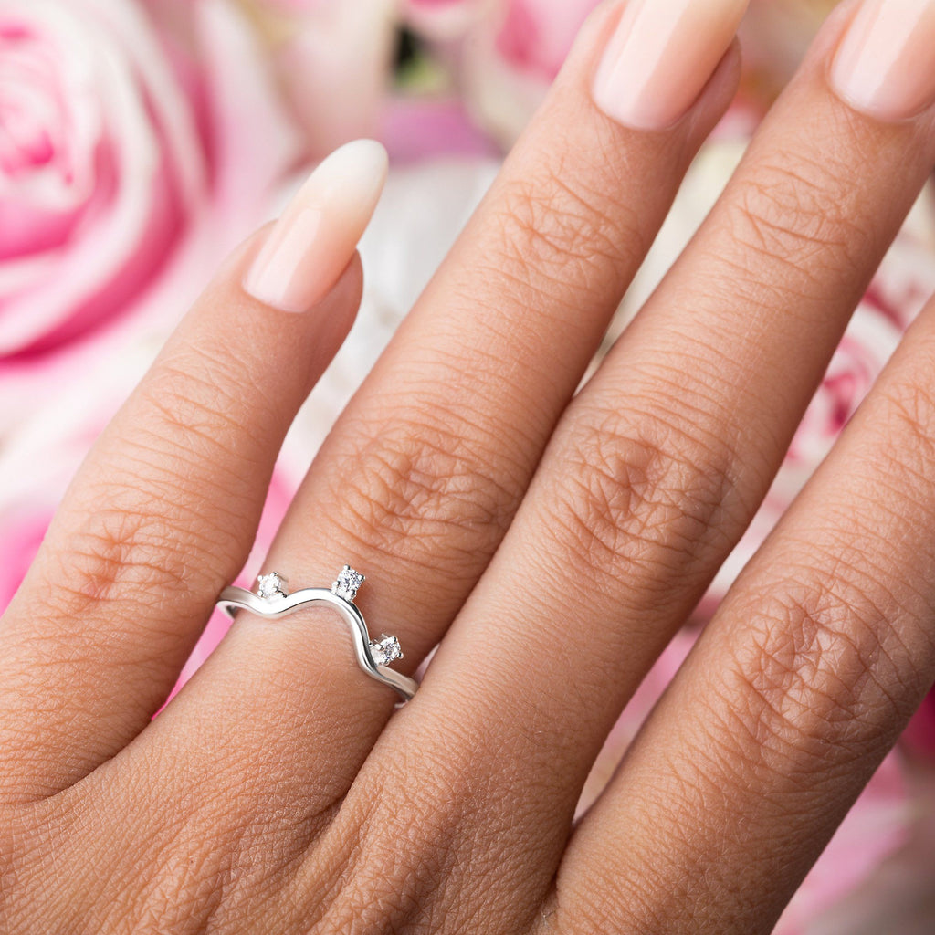 Round Brilliant Cut  Diamond Wedding Ring