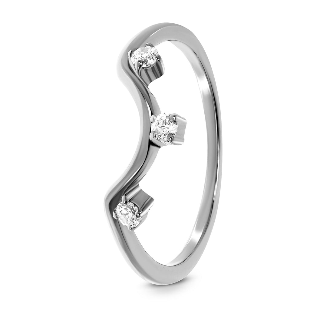 Round Brilliant Cut  Diamond Wedding Ring