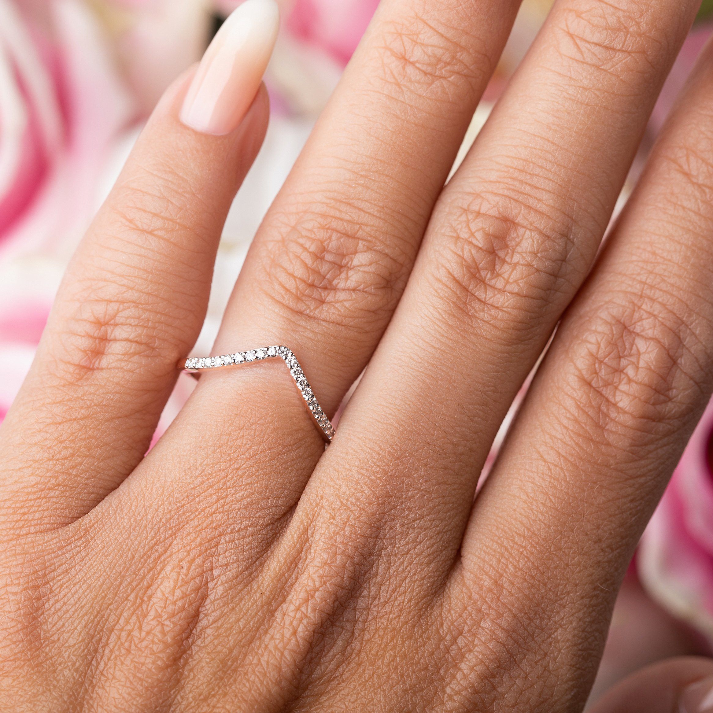 Round Brilliant Cut  Diamond Wedding Ring
