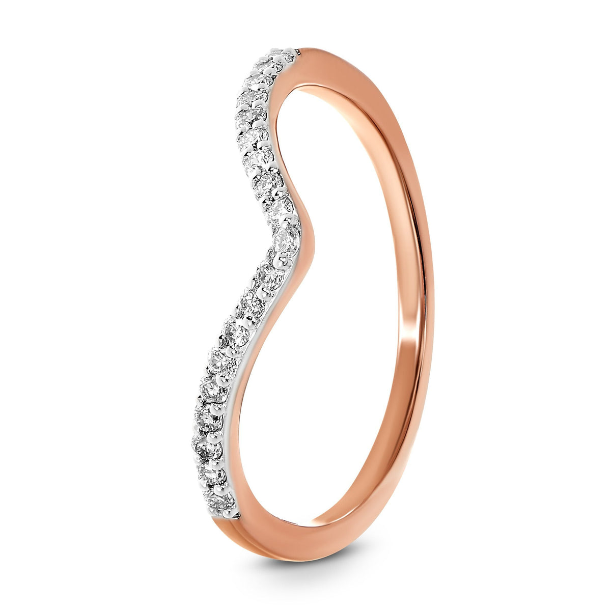 Round Brilliant Cut  Diamond Wedding Ring
