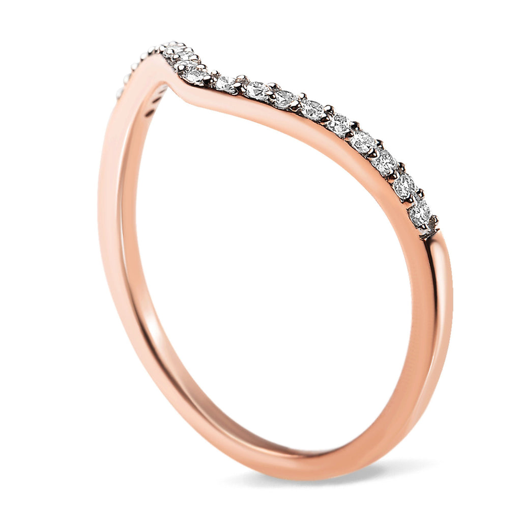 Round Brilliant Cut  Diamond Wedding Ring