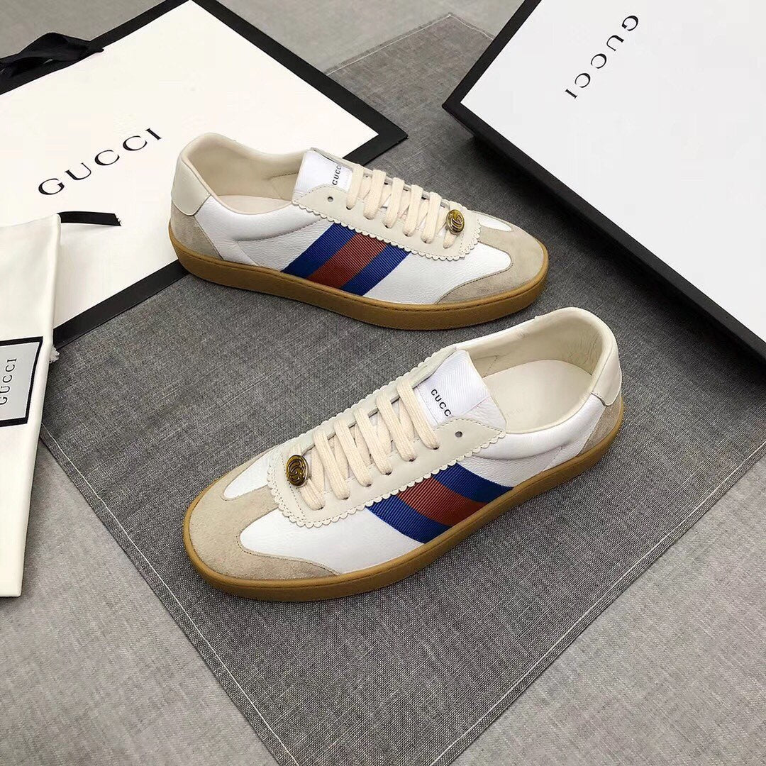 Gucci High-End Casual Leather Sneakers