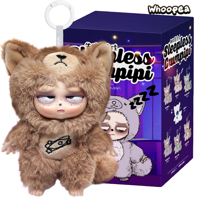 Sleepless Grumpipi Series Plush, Blind Box