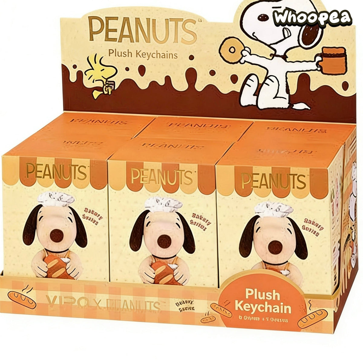 VIPO × PEANUTS Snoopy Bakery Series Plush Keychain Blind Box