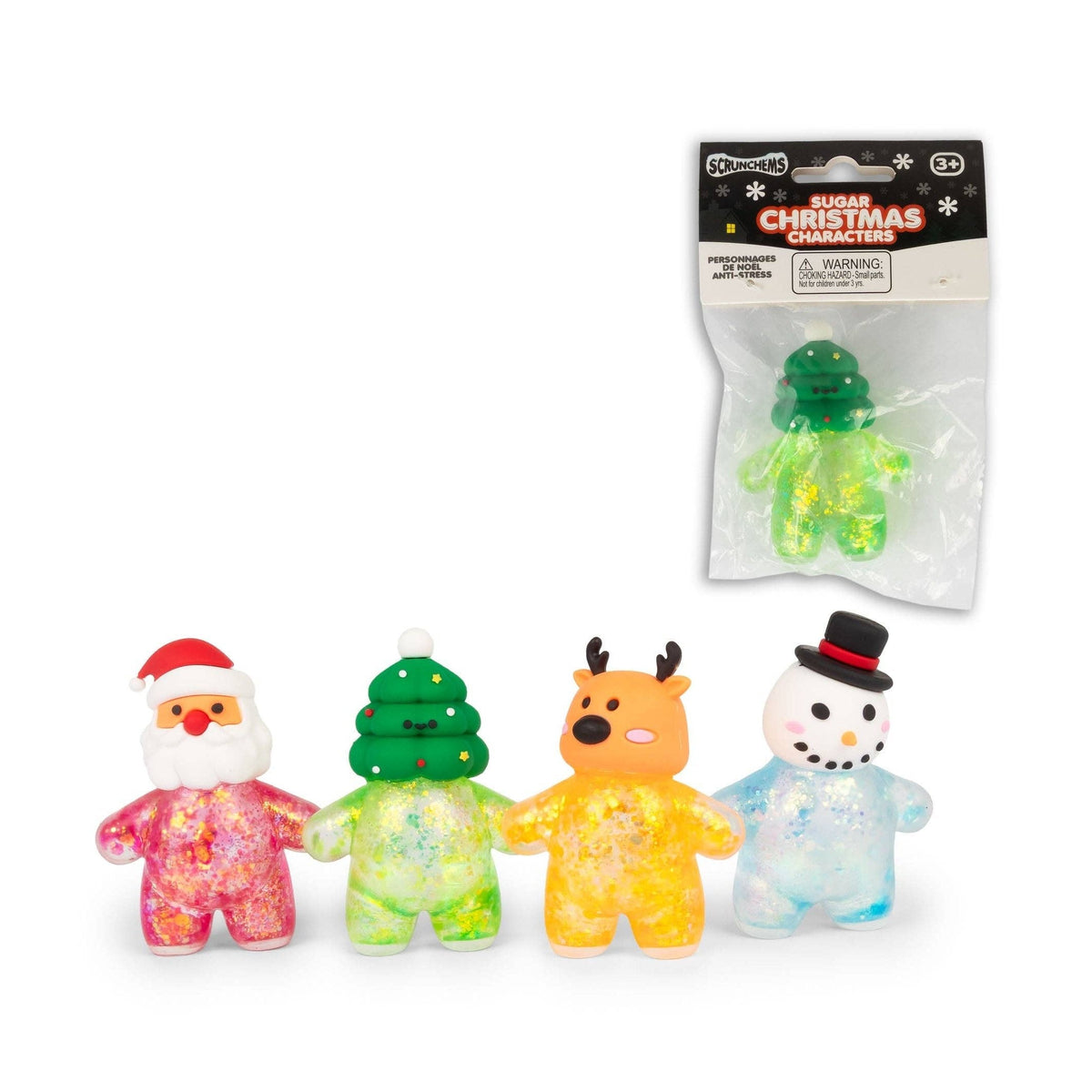 Scrunhems Sugar Christmas Characters Squishy Fidget Toy (1pc) Ships Assorted