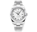 Steel & White 41MM Watch