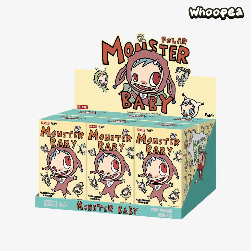 POP MART POLAR Monster Baby Collection Series Plush Pendant V1 Blind Box