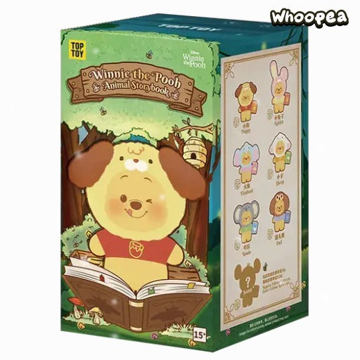 TOPTOY Winne the Pooh Animal Storybook Series Plush, Blind Box