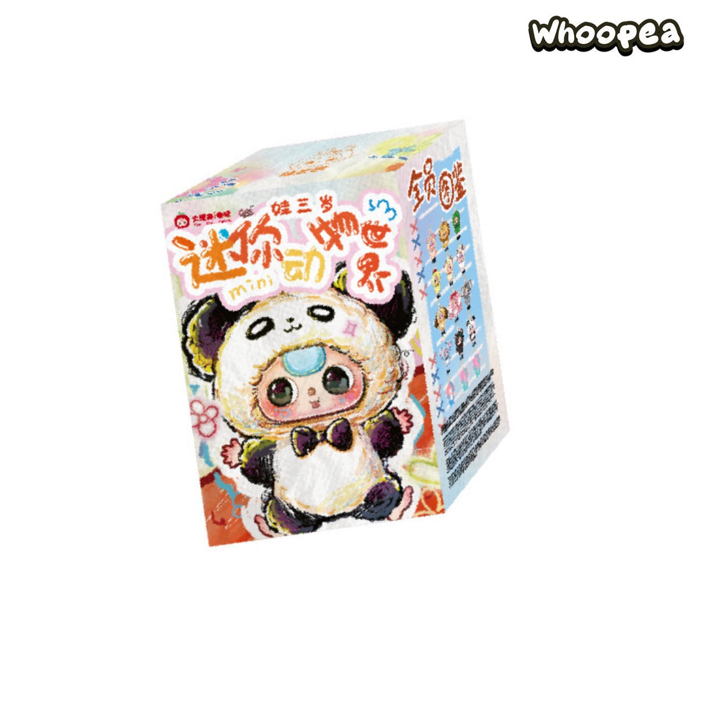 Baby Three Mini Animal World Series Plush Blind Box